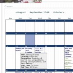 Online Events Calendar