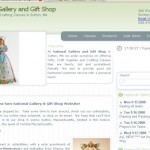 National Gallery and Gift Shop using WP as a CMS